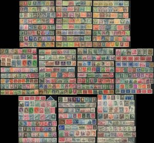 550 Czechoslovakia Postage Stamps Collection Europe 1918-1952 Czechia Used