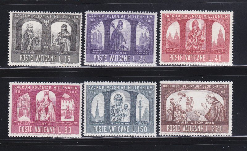 Vatican 433-438 Set MNH Famous People (A)