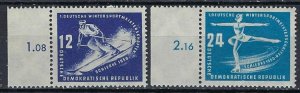 Germany DDR 51-52 MNH 1950 Sports
