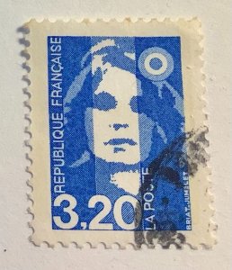 France 1990 Scott 2189 used - 3.20fr, Marianne de Briat, Bicentennial