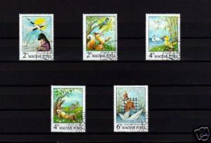 HUNGARY -1987- FAIRY TALES - AESOP - ANDERSEN  5 X SET!