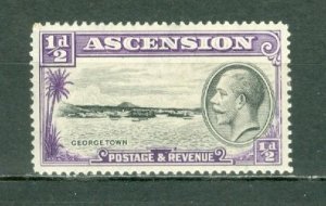 ASCENSION 1934 GEO.V #23  MINT NO THINS...$1.10