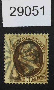 US STAMPS  #161  USED  LOT #29051