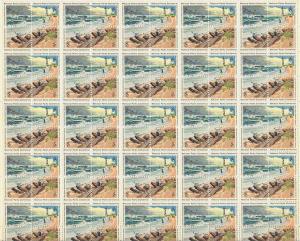 1448-51 Cape Hatteras Ocean 100 Sheet MNHOGVF Addl free s/h 