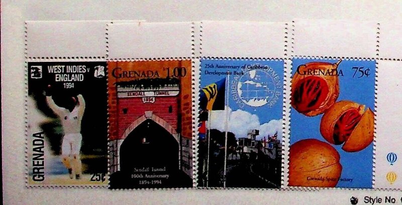 GRENADA Sc 2459-62 NH ISSUE OF 1995 - EVENTS - (DF25)