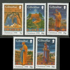 1998 Gibraltar 847-851 Christmas 5,00 €