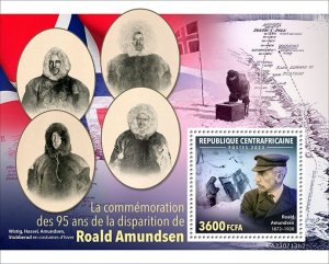 C A R - 2023 - Roald Amundsen - Perf Souv Sheet - Mint Never Hinged