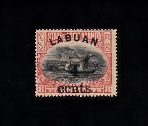 Labuan Scott #89 MH Note