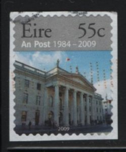 Ireland 2009 used Sc 1834j 55c Post Office  An Post 25th ann Perf 14 on piece