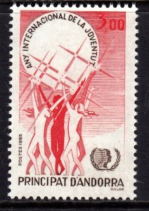 Andorra (French) 1985 Youth Year Mint MNH SC 339