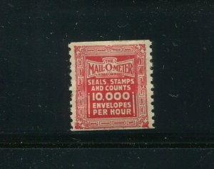 TD60A MAILOMETER COMPANY RARE Vending Test Coil  Stamp  (TD60 Bx 474)
