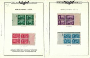 926-939 Mint,OG,NH... Plate Blocks... SCV $11.00