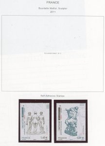 France #3955/3955A Mint (NH) Single