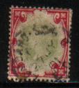 Great Britain Sc 126 1900 1/ car rose & green Victoria stamp