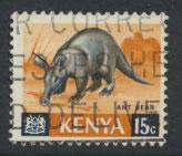 Kenya SG 22 Used    1966 definitive animals  Ant Bear see details