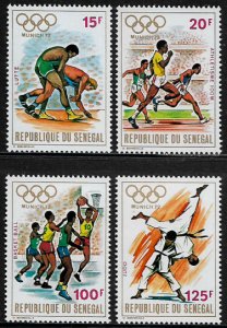 Senegal #365-8 MNH Set - Munich Olympics