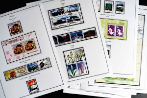 COLOR PRINTED SOUTH KOREA 2000-2010 STAMP ALBUM PAGES (98 illustrated pages)