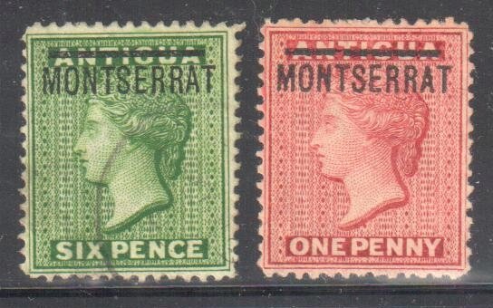 Montserrat #1-2 VF USED