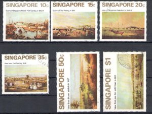 1971 Singapore - Yvert Catalog No. 143/48 - Singapore in the 19th Century - Used