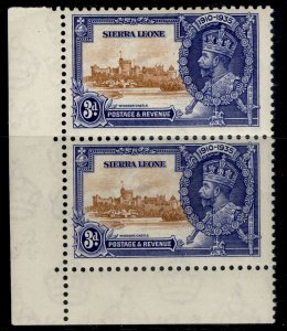 SIERRA LEONE GV SG182a, 3d brown & deep blue, NH MINT. Cat £110. EXTRA FLAGSTAFF