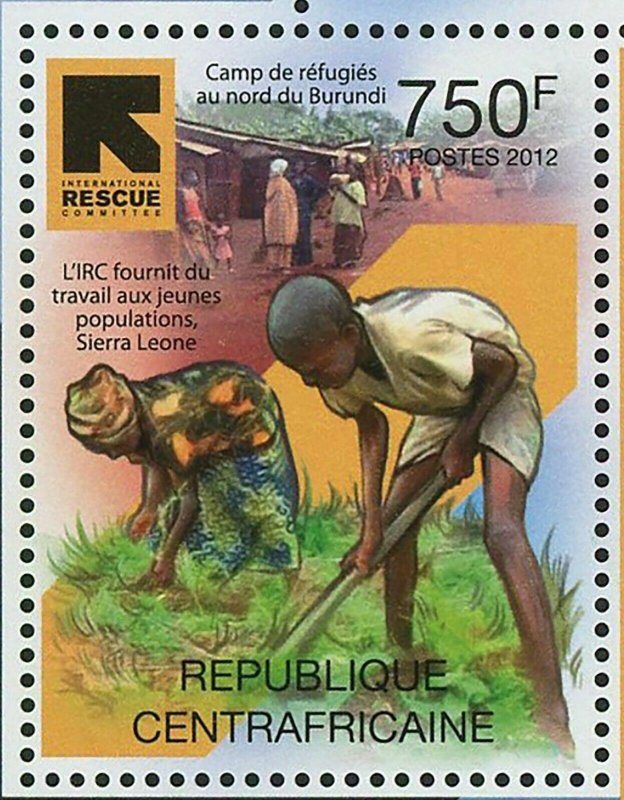 International Rescue Committee Stamp Refugees Schools Camps S/S MNH #3557-3560 