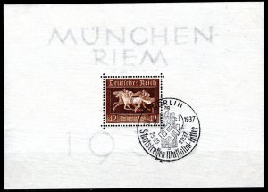 Germany Reich Scott # B90, used, s/s, special cancellation