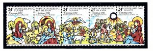 Cocos Is 107 MNH 1983 Christmas Strip of 5    (KA)