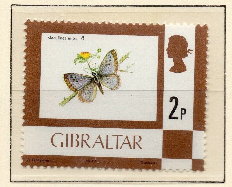 Gibraltar 1977 QEII Early Issue Fine Mint Unmounted 2p. NW-99224