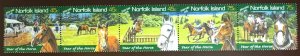 Norfolk Island 2003 Year of the Horse Horses MNH