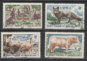 Saint-Pierre & Miquelon    370-73   (O)   1964  Complet