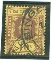 Straits Settlements #191a Used Single