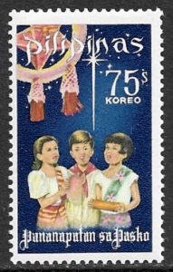 PHILIPPINES 1968 75s Christmas Issue Sc 1005 MNH