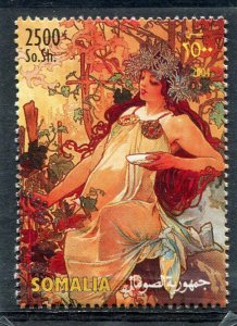 Somalia 2004 ALPHONSE MUCHA Czech Painter 1 value Perforated Mint (NH)