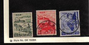 Norway 331-333 Used Set