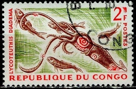 Congo Peoples Rep.; 1964: Sc. # 119: Used CTO Single Stamp