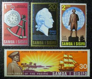 Samoa Scott #329-332 mnh