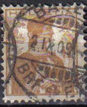 SWITZERLAND, 1908, used 12c.