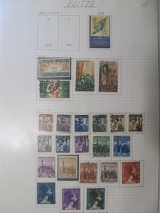Egypt Stamps 1952-1956 MNH** and Used LR105P15-