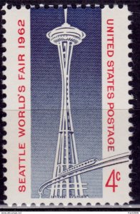 United States, 1962, Seattle World's Fair, 4c, sc#1196, MNG-no gum