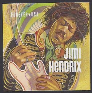 #4880 (49c Forever) Jimi Hendrix Single 2014 Mint NH