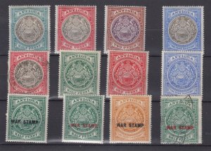 Antigua KEVII/KGV Unchecked Collection Of 12 MH/VFU BP2982