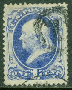 EDW1949SELL : USA 1870 Scott #134 Very Fine, Used. Light crease. Catalog $210.00
