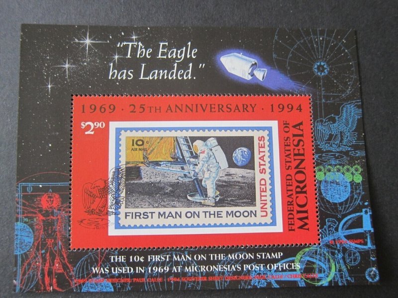 Micronesia 1994 Sc C49 space set MNH