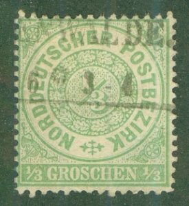 NORTH GERMAN CONFEDERATION 14 USED (RL) 3910 CV $2.75 BIN $1.25