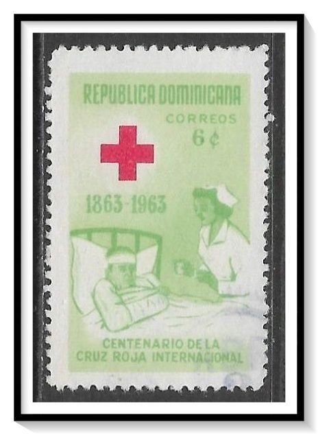 Dominican Republic #588 Red Cross Used | Caribbean Dominican Republic, General Issue Stamp / HipStamp