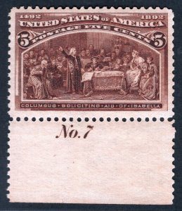 SCOTT #234 PL# - XF-Jumbo - OGnh - w/PF Certificate