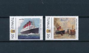 [81224] Tuvalu 2011 Ships Boats Aquitania Ocean Liners Cunard Line MNH