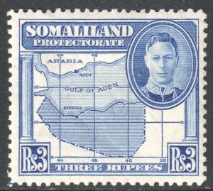 Somaliland Scott 106 - SG115, 1942 George VI 3r MH*