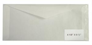 100 count - Glassine Envelopes #10 - ACID FREE - size 4 1/8 x 9 1/2 - NEW