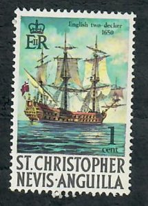 St. Kitts & Nevis #207 Mint Hinged single